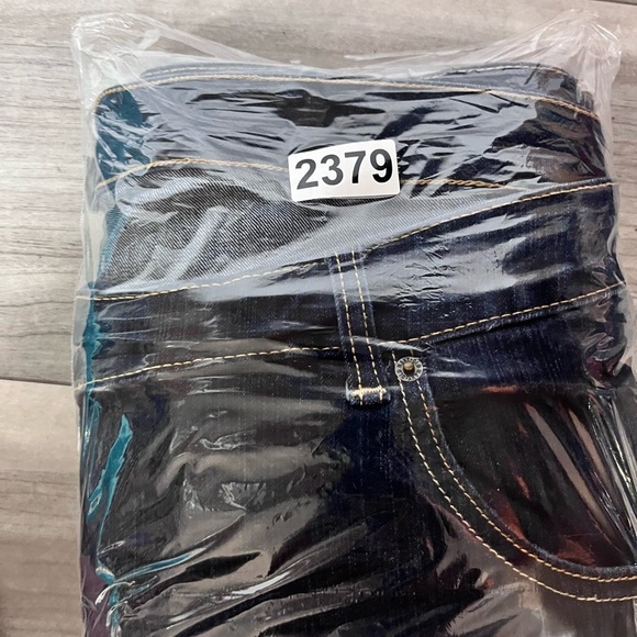 Old Navy Flare Jeans Womens 28W Plus size Blue Stretch Denim Pants Comfy 2379 - Picture 9 of 9